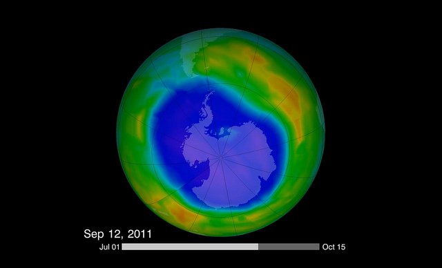 Ozone hole NASA